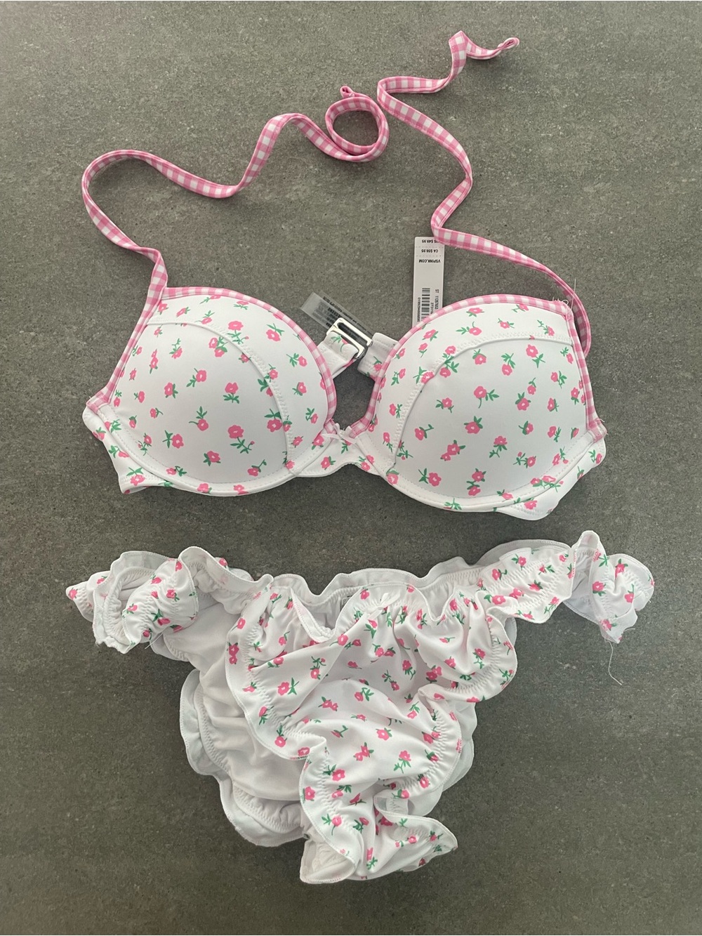 PINK Victoria's Secret Frankie’s Bikinis Floral Ditsy S/M Bikini